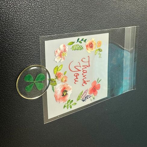 Good Luck Four Leaf Clover Crystal Token in Saudi Arabia