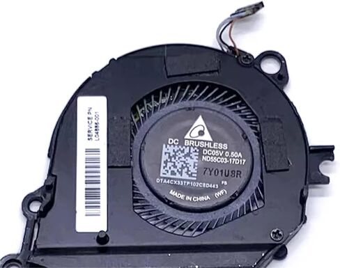 L04885-001 L04886-001 for X360 13-AE 13T-AE CPU GPU Cooling Fan Cooler Fan ND55C03-17D16 ND55C03-17D17(CPU Fan and GPU Fan) in Saudi Arabia