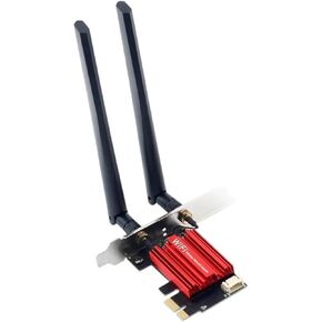 Wii-Fi 5 PCI-E Wirreless Adapter Network Card AC1200 Dual Band 2.4G/5GHz 802.11AC for Blluetuoth 4.0 Desktop Laptop Wiindows 10 New