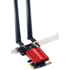 Wii-Fi 5 PCI-E Wirreless Adapter AC1200 Network Card Dual Band 2.4G/5GHz 802.11AC for Blluetuoth 4.0 Desktop Wiindows 7/8/10/11 New