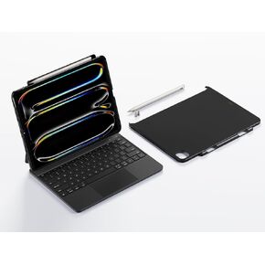 Magic Keyboard Case + Stylus Pen + Magnetic Case for iPad Pro 13-inch (M4) 2024