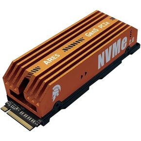 DATO 2TB Gen5 M.2 SSD with Heatsink PCIe 5.0 x4 Internal Solid State Drive Up to 12,000MB/s Read, 10,000MB/s Write HighSpeed, Durable, Easy Install, Compatible with Gen5 M.2- ARES Aethon
