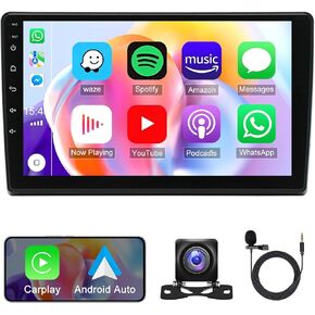 10.1 Android 13 Car Radio Stereo for GMC Acadia 2007-2012,for Chevrolet Traverse 2008-2012,for Buick Enclave 2008-2012 CarPlay Android Auto Car Audio Receiver GPS Bluetooth AHD Backup Camera,2+32G