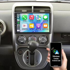4+64G Stereo للسيارة لـ Honda Element 2003 2004 2005 2006 مع Carplay و Android Auto ، 10 بوصة شاشة اللمسات الشاشة التي تعمل باللمس مع GPS ، WiFi ، راديو FM ، كاميرا احتياطية ، SWC ، MIC