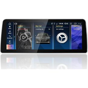 12.3" Carplay Screen for BMW X3 X4 F25 F26 2013-2016year, Car Audio Receivers GPS Navigation Car Stereo with Wireless Android Auto