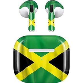 Skinit Decal Audio Skin Compatible with Apple AirPods (3rd Gen, 2021) - Skinit Originally Designed Jamaica Flag Design