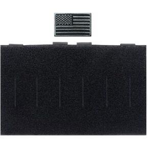 1 Pcs 12x8 inch Large Tactical Patch Molle Backpack Mounting Expansion Panel Board Stroage Display Visor Holder Attachment for Backpacks Vest Dog Harness Hook and Loop Patch Badge Emblem Showing
