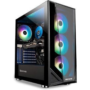 iBUYPOWER Pro Gaming PC Computer Desktop Trace 4 MR 165i (Intel i7-10700F 2.9GHz, AMD RX 580 8GB, 16GB DDR4 RAM, 480GB SSD, 1TB HDD, WiFi Ready, Windows 10 Home)