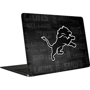 Skinit Decal Laptop Skin Compatible with MacBook Air 13in (2020) - Officially Licensed NFL Detroit Lions Black & White Design