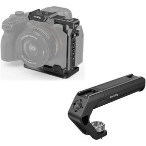 SmallRig Camera Half Cage for Sony Alpha 7R V/Alpha 7 IV/Alpha 7S III/Alpha 1/Alpha 7R IV and Lightweight Top Handle with 3/8"-16 Locating Pins for ARRI