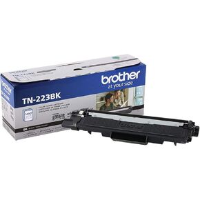 Brother Genuine TN223BK 2-Pack Standard Yield Black Toner Cartridge with Approximately 1,400 Page Yield/Cartridge