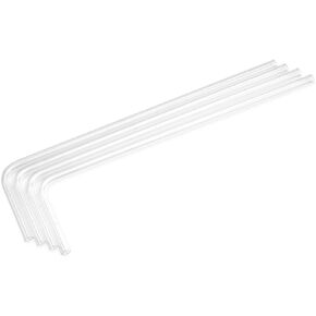 Bitspower Pre-Bent 90-Degree Acrylic Hard Tube OD12MM, 110x415MM, 4-Pack