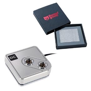 Alphacool Core 1 Aurora CPU Water Block مع Kryosheet الحرارية (33 × 33 مم) لحزمة AMD AM5 CPU ، Silver