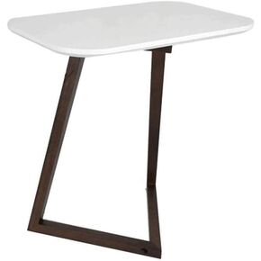 Computer Desk Multifunctional Fashionable Bamboo Side Table Laptop Table Bedroom Bedside Table for Home and Office 60x40x65CM
