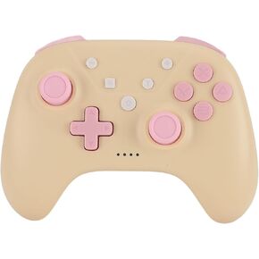 Yoidesu Game Controller, 6 Axes Gyroscope, Burst, Fast Charging, Comfortable Grip, Compatible with Switch, iOS, 10, OLED (Blue)