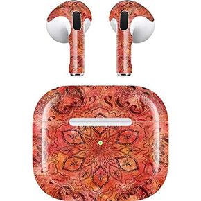 Skinit Decal Audio Skin Compatible with Apple AirPods (3rd Gen, 2021) - Skinit Originally Designed Orange Zen Design