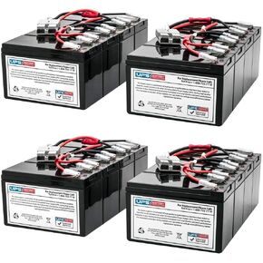 UPSBatteryCenter Compatible Replacement Battery Cartridge for APC Smart-UPS 5000VA RM 5U 208V SU5000RMT5U