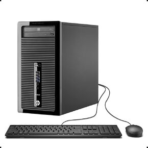 HP ProDesk 400 G1 Tower Computer PC, Intel Quad Core i5-4570 up to 3.6GHz, 16G DDR3, 256G SSD, DVD, Windows 10 Pro 64 Bit-Multi-Language Supports English/Spanish/French (Renewed)