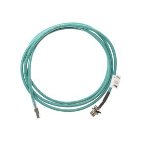 MDE45PB-4FR-RJ45S-BM-2M Ethernet RJ45 to 4-Pin Female M12 Cable Assembly, 2-Meter