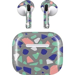 Skinit Decal Audio Skin Compatible with Apple AirPods (3rd Gen, 2021) - Skinit Originally Designed Cement Terrazzo Design