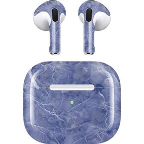 Skinit Decal Audio Skin Compatible with Apple AirPods (3rd Gen, 2021) - Skinit Originally Designed Crushed Blue Design