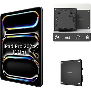 Dock Mount Mount Dock لـ Apple iPad Pro 11 ″ (2nd/3rd/4th Gen) - Magnetic Tablet Wall مع شحن سريع 15 واط ، حالة TPU النحيفة ، تكامل المحور الذكي