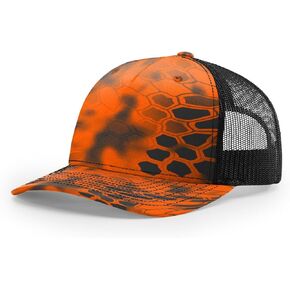 Richardson 112 Trucker Hat - 5 Panel Premium Adjustable Snapback Hat - Structured Richardson Blank Caps