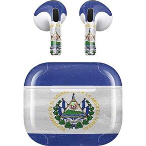 Skinit Decal Audio Skin Compatible with Apple AirPods (3rd Gen, 2021) - Skinit Originally Designed El Salvador Flag Distressed Design