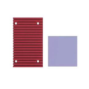 XqAluminum Heat Sink Cooling Heatsink Heat Dissipator Cooling Heat Sink Radiator Heat Dissipation Compatible with CB2 Cores Boards