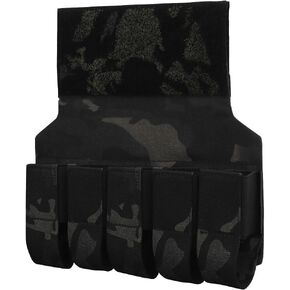 Grenade M203 Quintuple Pouches, Smoke Grenade Flash Bomb Bag Military Tactical Hunt Airsoft Magazine Holder Accessory