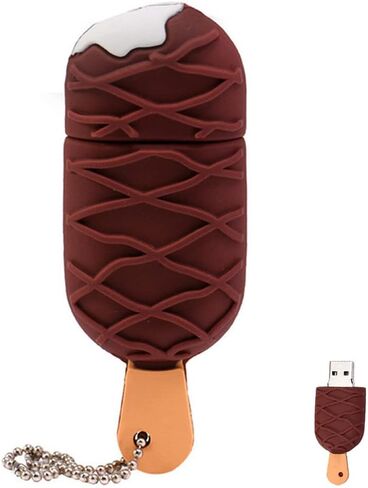 Ice Cream USB Flash Drive, Mini USB Memory Stick Fast Reading Storage U- Disk Novelty 256MB in Kuwait