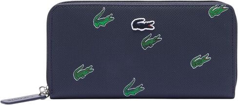 محفظة Lacoste للسيدات بسحاب كبير للعطلات، بحري، مقاس واحد in Saudi Arabia