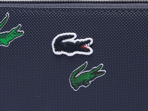 محفظة Lacoste للسيدات بسحاب كبير للعطلات، بحري، مقاس واحد in Saudi Arabia