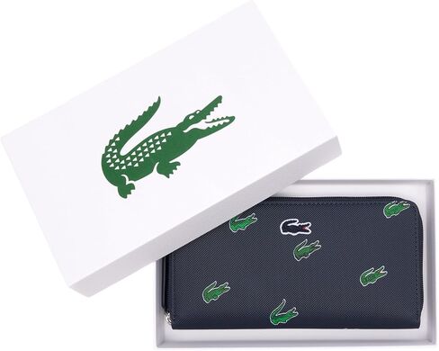 محفظة Lacoste للسيدات بسحاب كبير للعطلات، بحري، مقاس واحد in Saudi Arabia