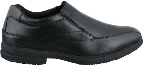 Nunn Bush mens Sanford Slip-on Slip Resistant loafers shoes, Black, 9.5 US in Saudi Arabia