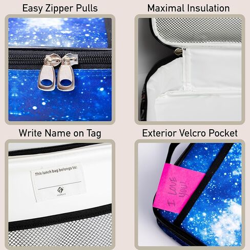 حقيبة ظهر وصندوق غداء للأطفال من فينريسي، حقيبة مدرسية مع حجرة للكمبيوتر المحمول، حقيبة غداء معزولة، مجموعة متطابقة in Kuwait