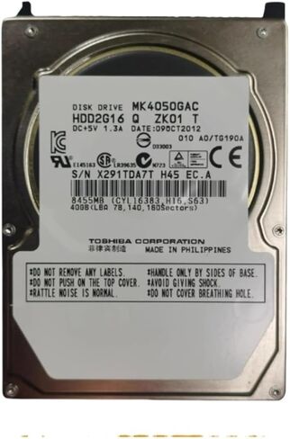 1PCS MK4050GAC DISK Drive HDD2G16 T ZH01 T DC+5V 1.3A 40GB مناسبة لنظام الملاحة HDD in Kuwait