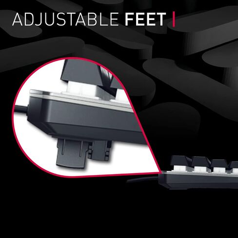 Cherry MV 3.0 Viola Wired Mechanical Gaming Keyboard. الإضاءة الخلفية RGB مع مفاتيح Cross Linear Viola. من صانعي مفتاح MX. (أبيض) (متجدد) in Saudi Arabia