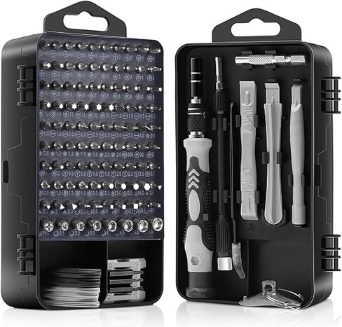 DULIWO Precision Screwdriver Set, 122 in 1 Small Magnetic Repair Tool Kit with Case, Electronic Repair Kit for Computer, iPhone, PC, Cellphone, Laptop, Nintendo, PS4, Game Console, Watch, Eyeglasses in Kuwait