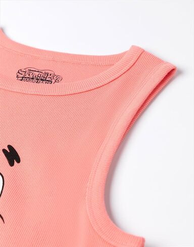 SpongeBob SquarePants Ladies Pyjama Set | Womens Ribbed Vest & Green Elasticated Shorts | Patrick Star Graphic Sleepwear in Saudi Arabia