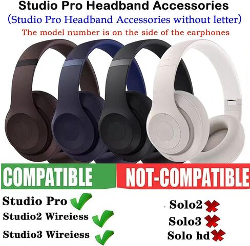 استوديو Pro President President Parts Accessories Studio 3 مجموعة إصلاح عقال متوافقة مع Studio Pro /Studio 3.0 /Studio 2.0 Wireless Top Beadband in Saudi Arabia