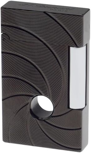 Retro Trench 007 Lighter, Crisp Click Sound, Metal, Adjustable Soft Flame Lighters, Unique Birthday Gift for Men Father Husband Boyfriend (Silver) in Kuwait