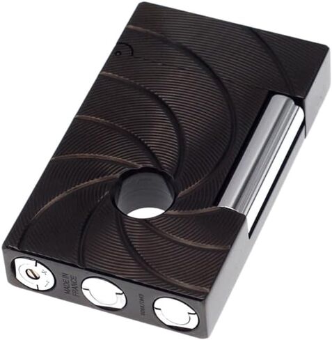 Retro Trench 007 Lighter, Crisp Click Sound, Metal, Adjustable Soft Flame Lighters, Unique Birthday Gift for Men Father Husband Boyfriend (Silver) in Kuwait