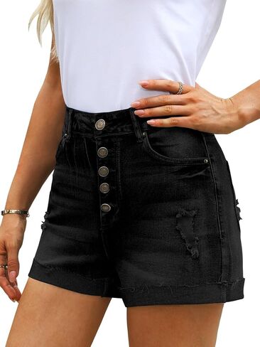 MixShe Shorts for Women 2025 Denim Pants Womens Jeans Summer Fashion Outfits Plus Size in Kuwait