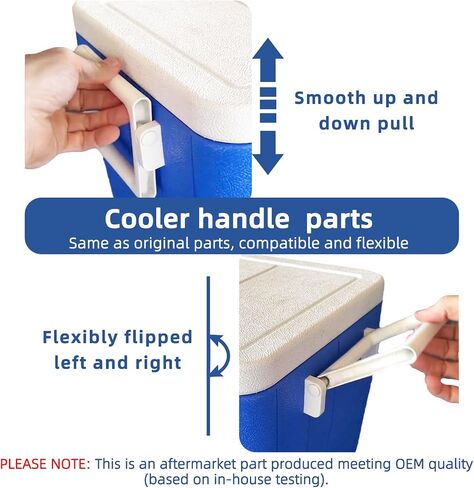 Cooler Handle Replacement Parts for Coleman Extreme Cooler, Camping Cooler Accessories for Coleman 2-Way，Durable Design Cooler Part #3000005306/#R5286b120G in Saudi Arabia