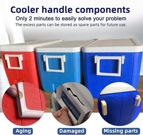 Cooler Handle Replacement Parts for Coleman Extreme Cooler, Camping Cooler Accessories for Coleman 2-Way，Durable Design Cooler Part #3000005306/#R5286b120G in Saudi Arabia