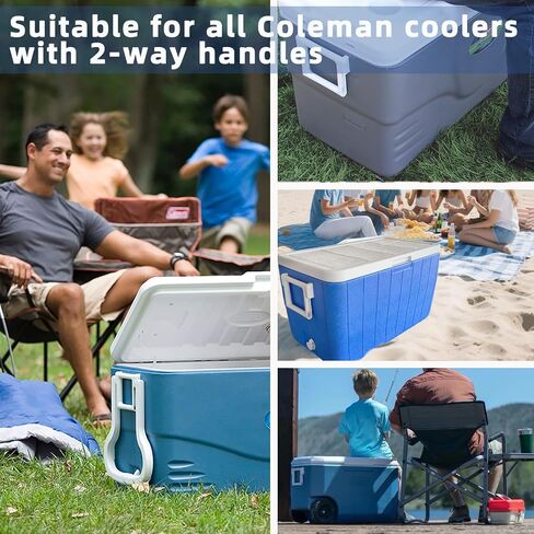 Cooler Handle Replacement Parts for Coleman Extreme Cooler, Camping Cooler Accessories for Coleman 2-Way，Durable Design Cooler Part #3000005306/#R5286b120G in Saudi Arabia