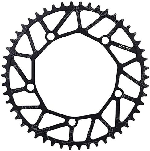 Bike Chain Wheel 50/52/54/56/58T 130 BCD 9 10 11 Speed Hollow CNC Alloy Single Disc Chainwheel for Road Bike MTB Bike in Kuwait