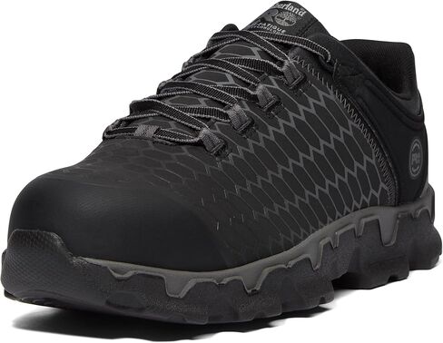 Timberland PRO Men's Powertrain Sport Alloy Safety Toe Athletic Industrial Work Shoe, Black/Orange-2024 New, 11.5 in Saudi Arabia