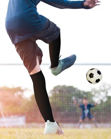 High Football Socks Prosport Multiple Sizes over the Knee Baseball Socks Extra Long for Boys Girls Women and Men in Kuwait